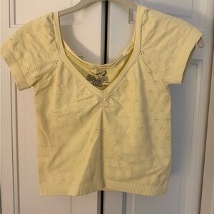 Free People Cropped Tee